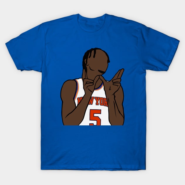 Immanuel Quickley W T-Shirt by rattraptees